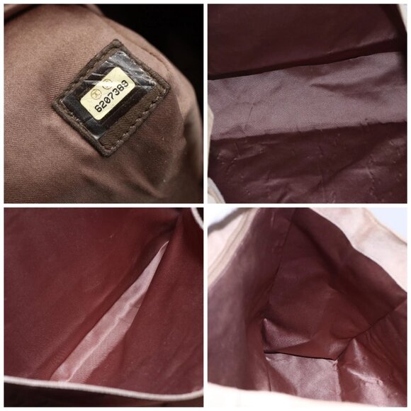 CHANEL patchwork Tote Bag Suede Beige CC - Picture 15 of 15